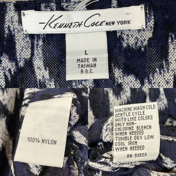 KENNETH COLE - L - VINTAGE Animal Print Top - Picture 5 of 5